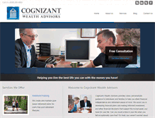 Tablet Screenshot of cognizantwealth.com